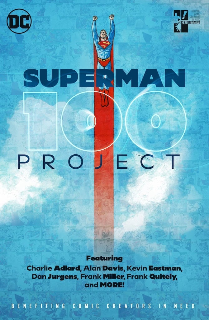 Hero Initiative Superman comic charity event for creators in need.