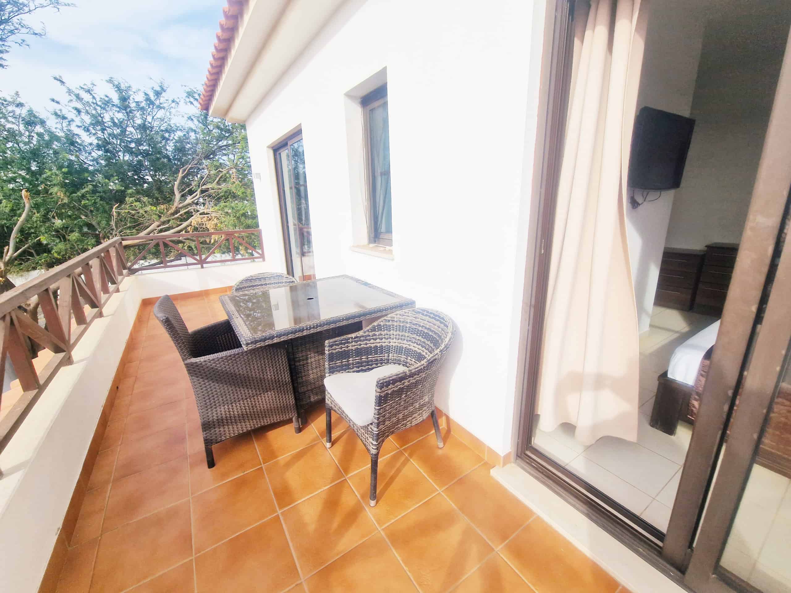 Front Balcony. Detached Corner Plot 3 Bedroom Villa: Melia Tortuga, Sal, Cabo Verde. casa Verde Homes LDA