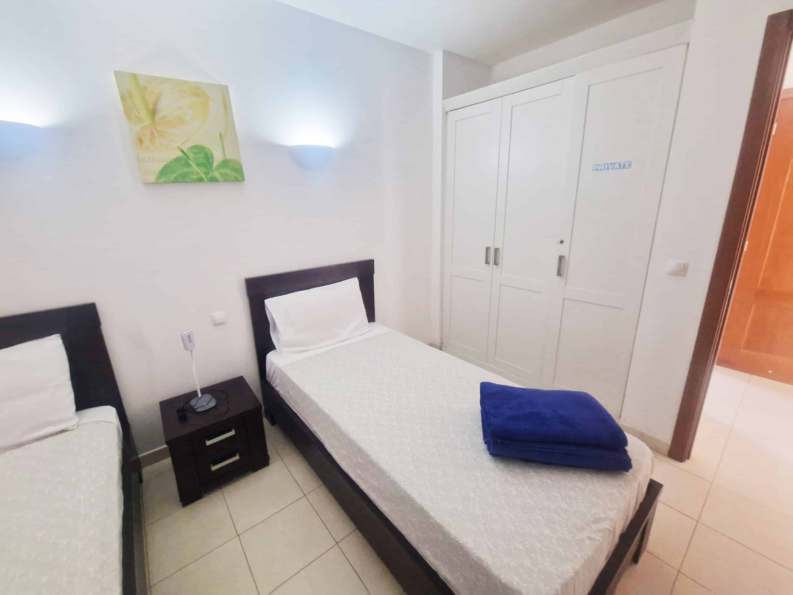 Twin Bedroom. Detached Corner Plot 3 Bedroom Villa: Melia Tortuga, Sal, Cabo Verde. casa Verde Homes LDA