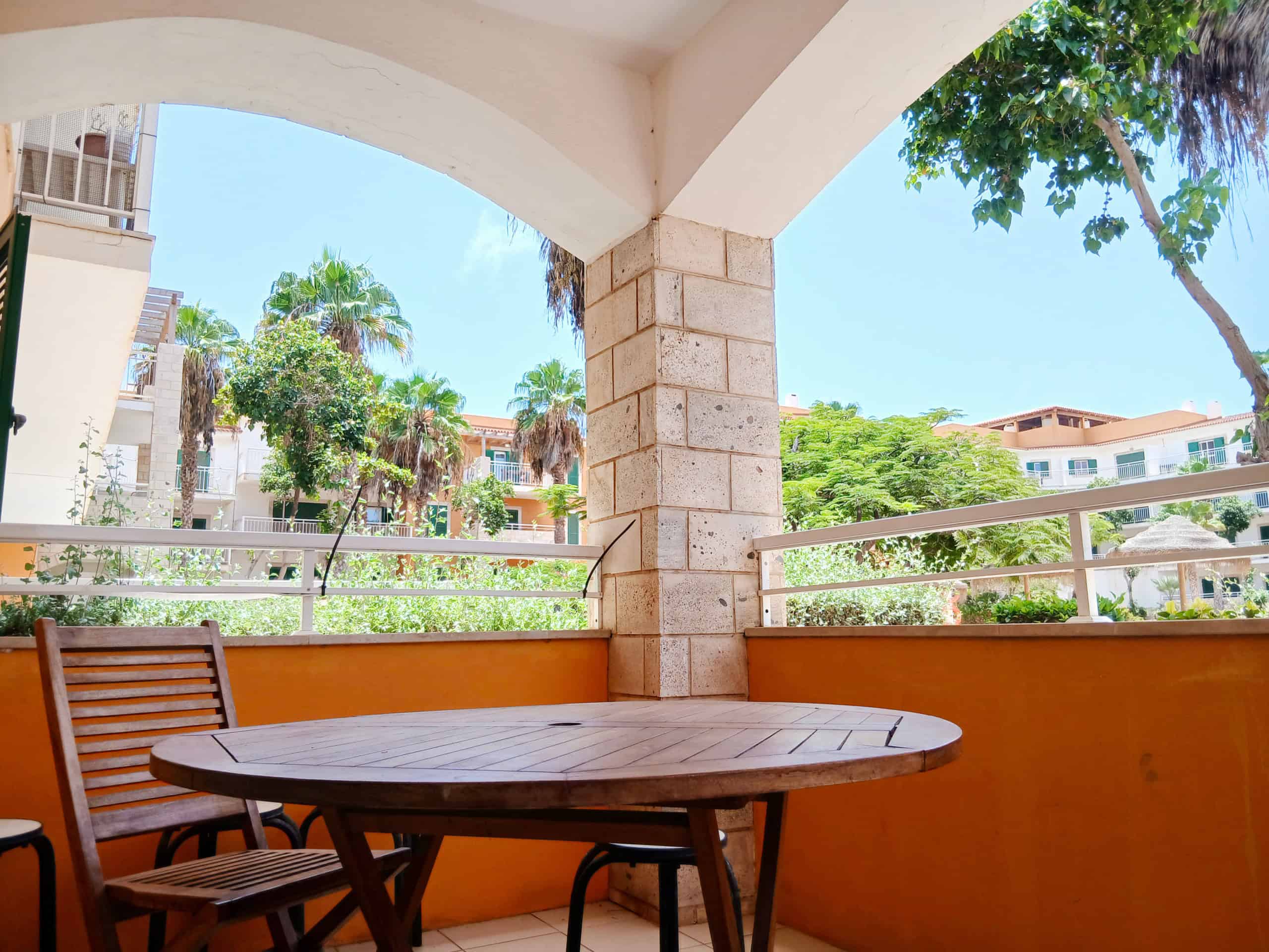 Balcony: Poolside Vila Verde 1-Bed Apartment for Sale