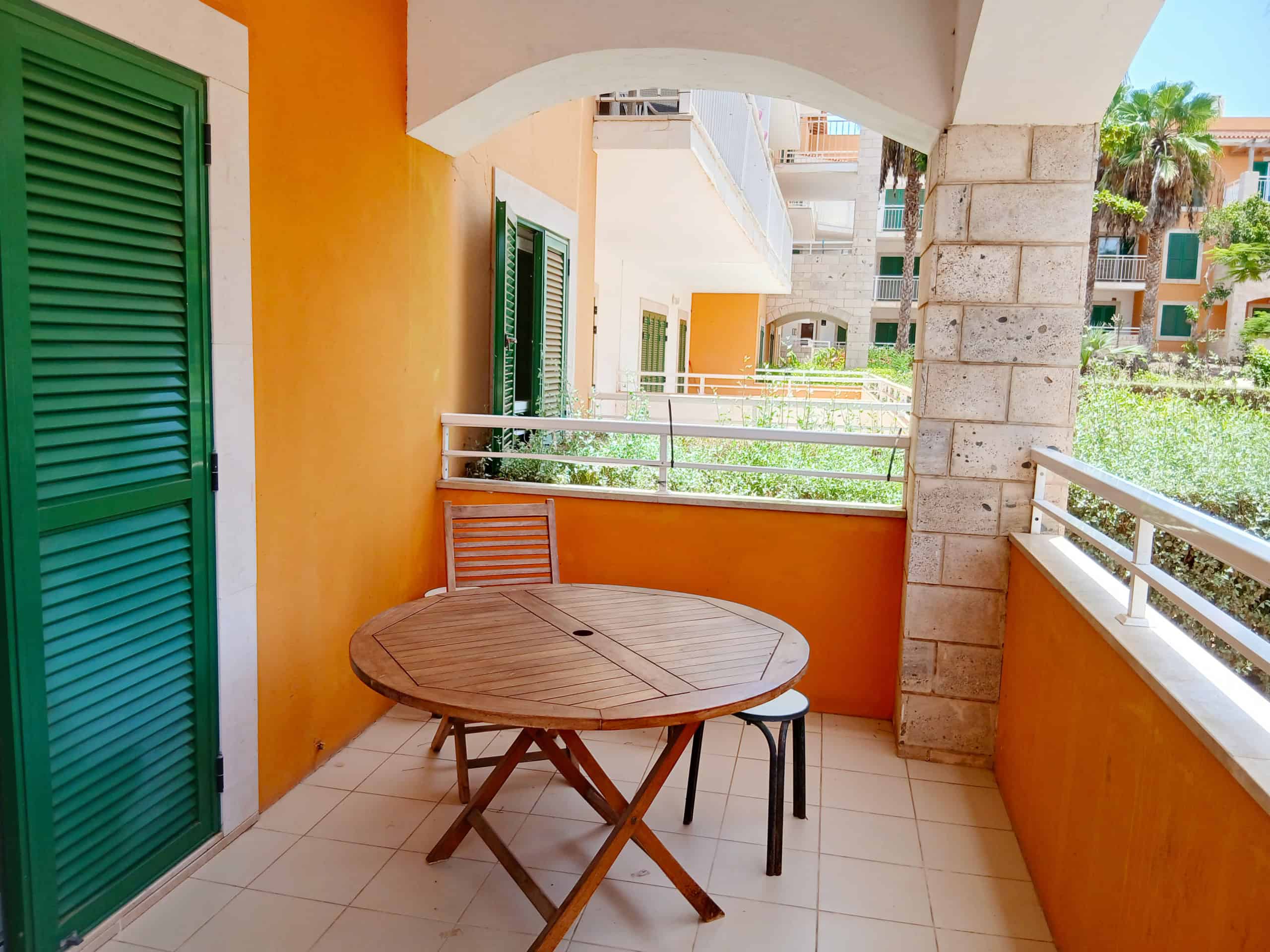 Balcony: Poolside Vila Verde 1-Bed Apartment for Sale
