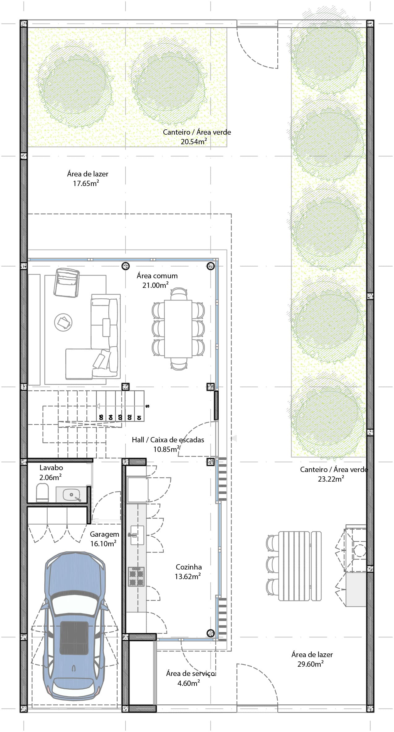 Floor Plan Ground Floor - Murdeira Villas: EXCLUSIVE OFF-PLAN INVESTMENT OPPORTUNITY