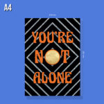 You’re Not Alone – Bowie Inspired A4 Print – image 2