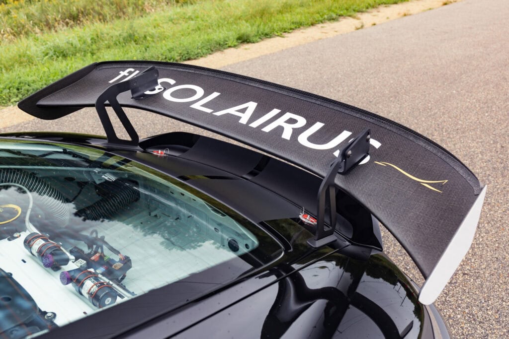 High-performance GT4 Clubsport RS rear wing by Kellymoss for racing.
