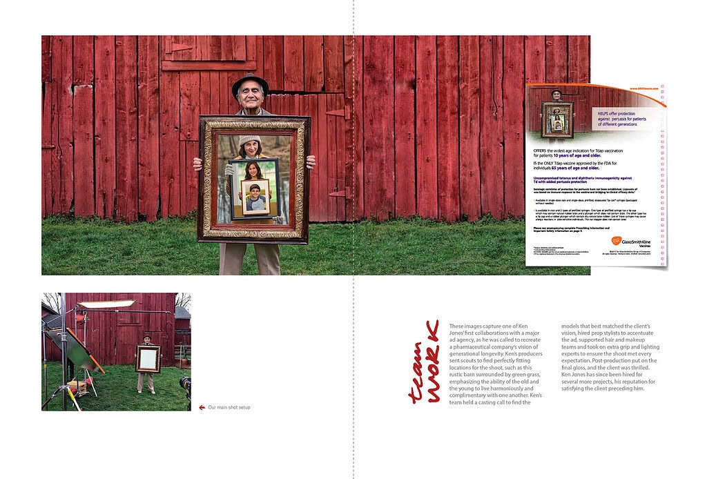pharma advertising campaign production.