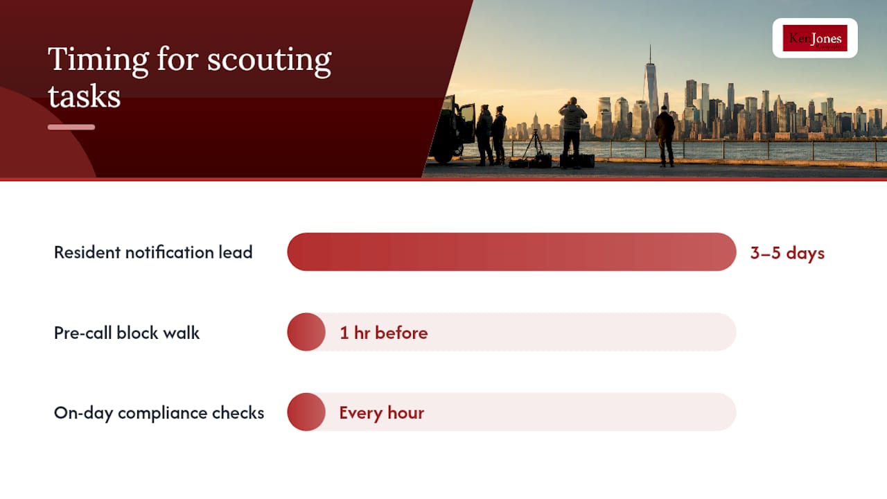 Scouting Logistics: Load-In, Parking, and Keeping Neighbors On Your Side — overview diagram