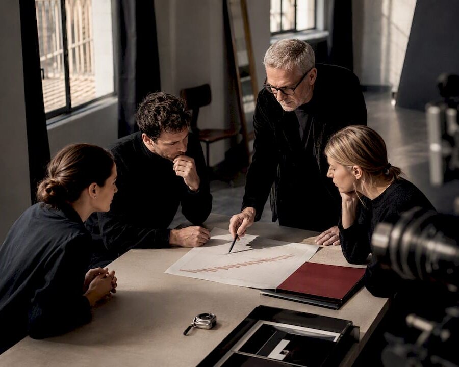 Producer planning a New York photo shoot