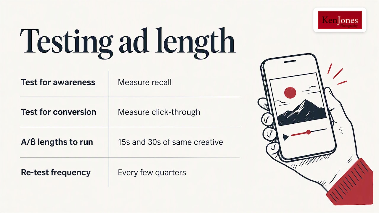 Ad cut lengths matched to campaign goals