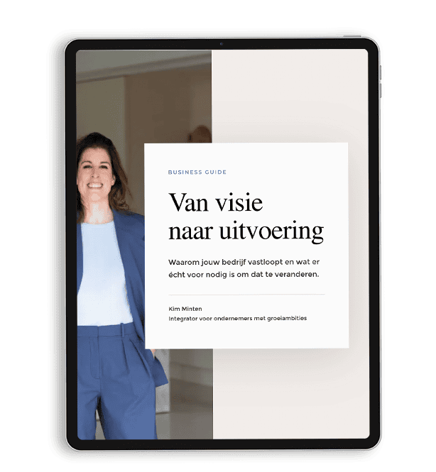 Omslag van de gratis e-guide Waarom jouw bedrijf vastloopt