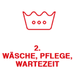 Waschmaschine mit Waschsymbol, Pflege und Wartung von Fahrrädern in Nürnberg.