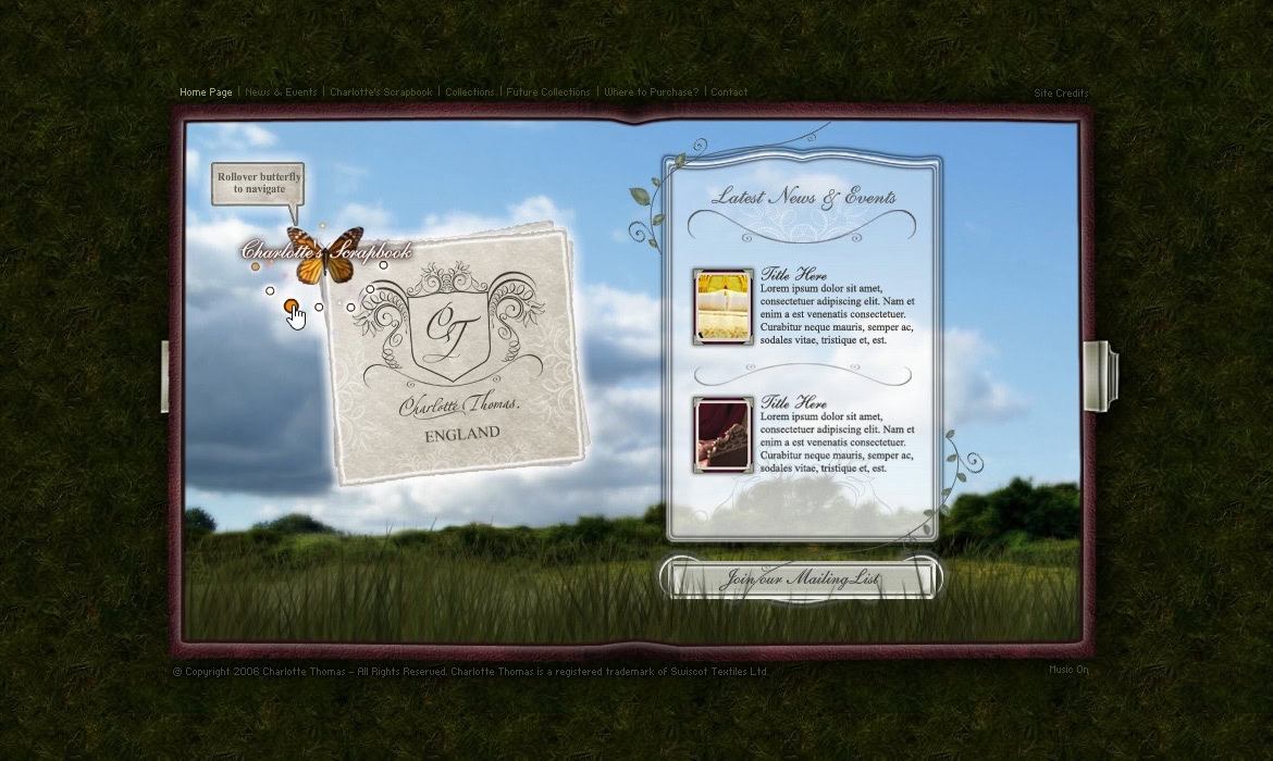 A colourful digital wedding invitation displayed on a screen, featuring decorative elements, text, and images of the couple.