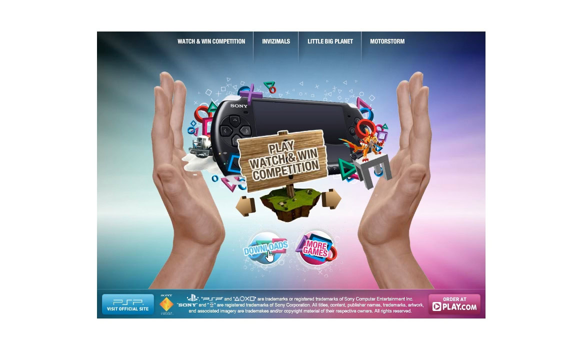 A pair of hands holding a smartphone with gaming icons and a 