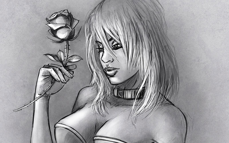 Female Character Drawings