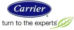 Carrier logo with the slogan "turn to the experts" and a green leaf graphic.