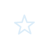 A simple, light blue, five-pointed star outline centered on a black background.