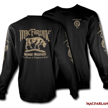 MacFarlane Cattle Company Tshirt - Men's Long Sleeve - art by Maxine Miller - ©celticjackalope.comMacFarlane Cattle Company Tshirt - Men's Long Sleeve - art by Maxine Miller - ©celticjackalope.com