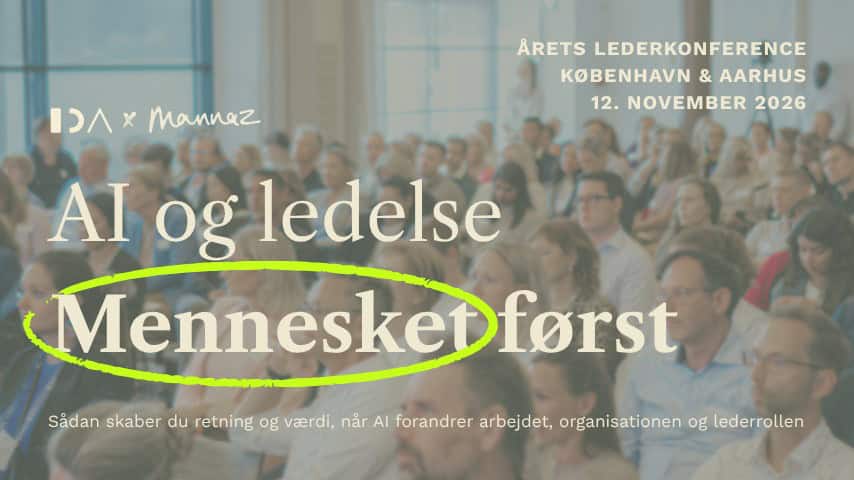 Konference - AI og Ledelse - Mennesket først - 12 november