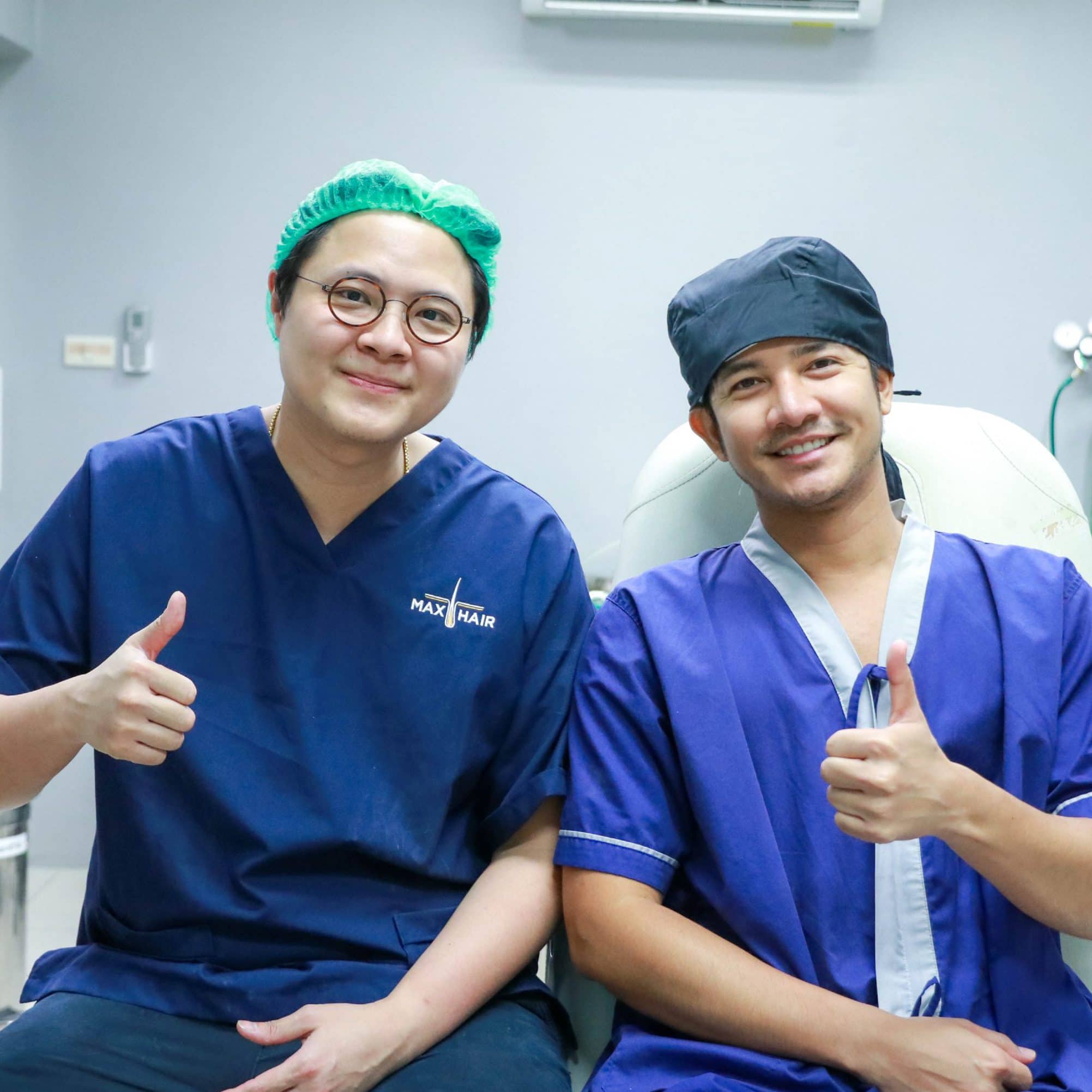 คุณรอน ภัทรภณ (ศิลปิน นักแสดง) มั่นใจการปลูกผมที่ Max Hair Thailand