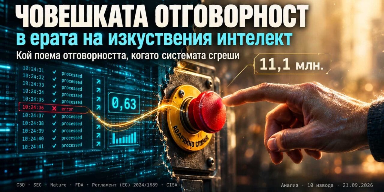 ЧОВЕШКАТА ОТГОВОРНОСТ В ЕРАТА НА ИЗКУСТВЕНИЯ ИНТЕЛЕКТ