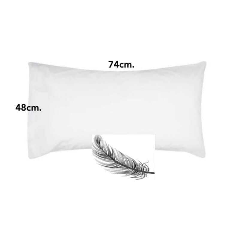 White Goose Feather & Down Pillow