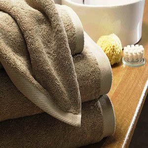 Pima Cotton Towels - Caramel