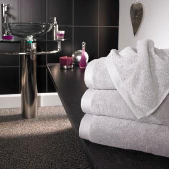 Pima Cotton Towels - Silver