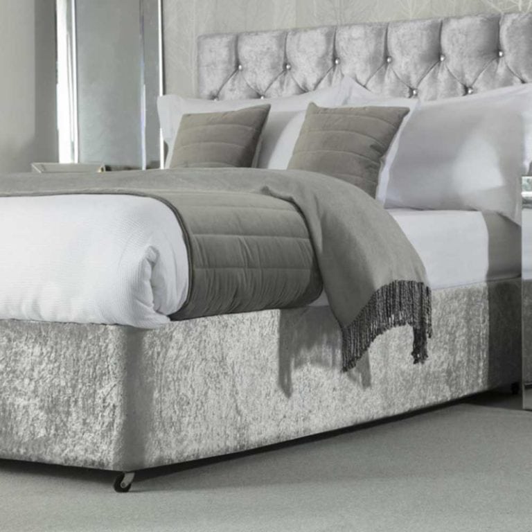 Crushed Velvet Base Wrap Silver