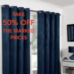 Blackout Curtains - Navy