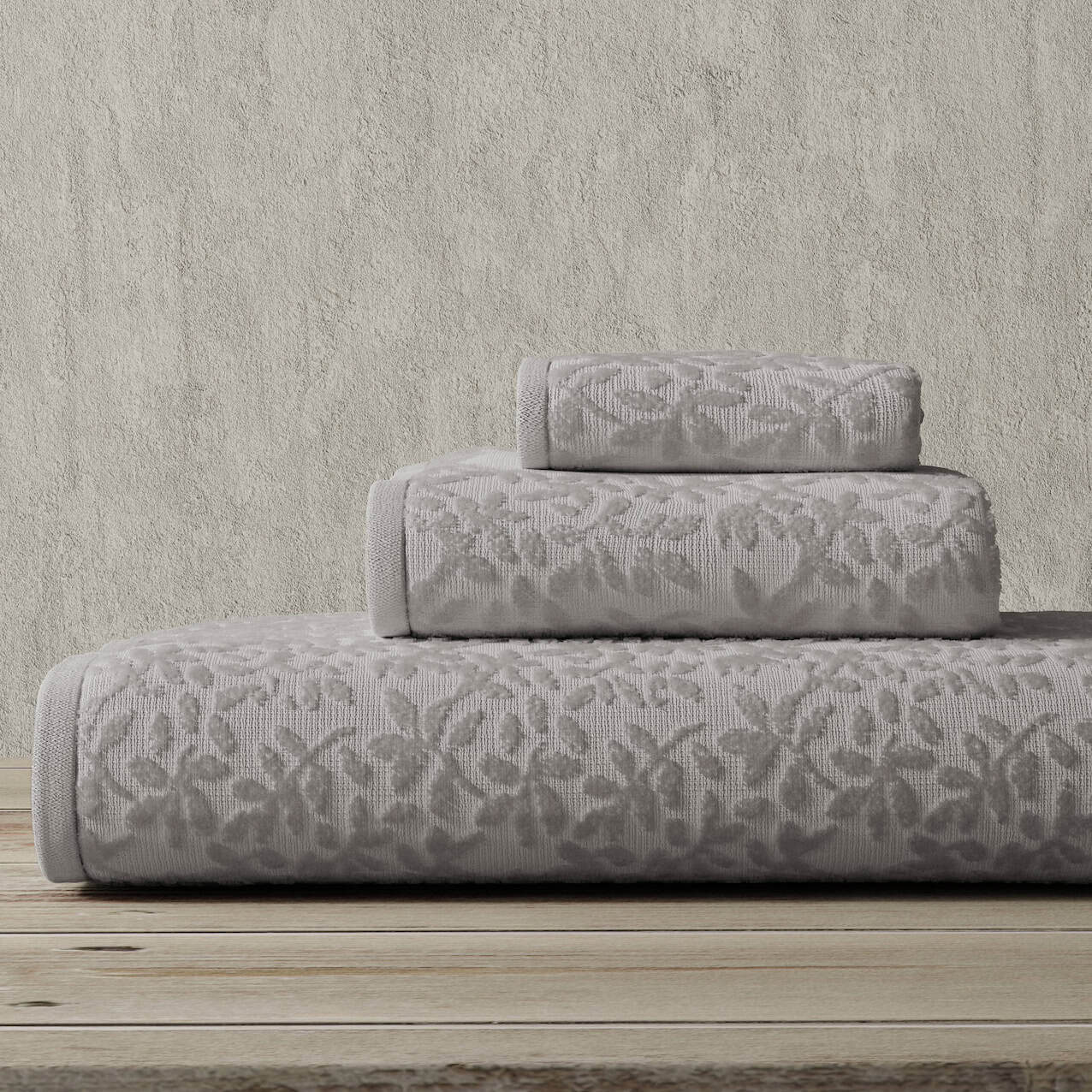 "Leaf" jacquard towels - Image 5