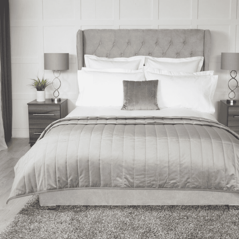 "Verona" faux suede luxury bed runner & throwover - Image 5