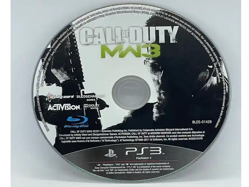 call-of-duty-modern-warfare-3-ps3-disco-original Disco original de Call of Duty Modern Warfare 3 PS3 en formato Blu-ray para consola PlayStation 3