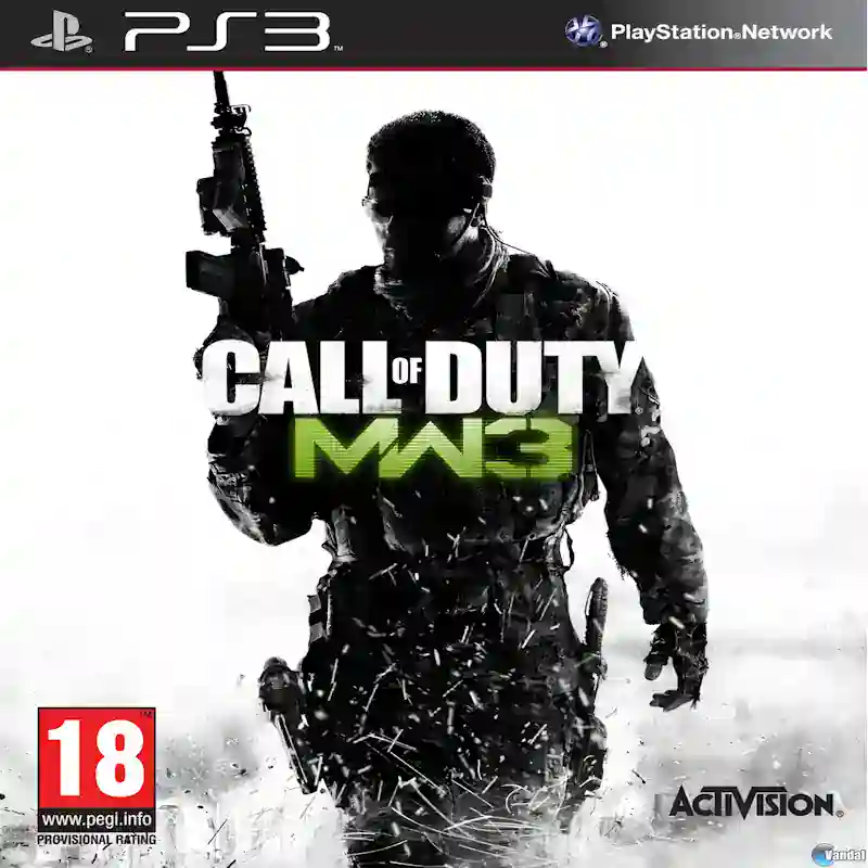 call-of-duty-modern-warfare-3-ps3-portada Portada del juego Call of Duty Modern Warfare 3 PS3 para PlayStation 3 con diseño original