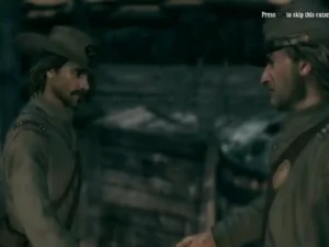 Los hermanos McCall en una escena del juego Call of Juarez Bound in Blood para PS3