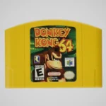 Cartucho original del juego Donkey Kong 64 para Nintendo 64, versión retro coleccionable