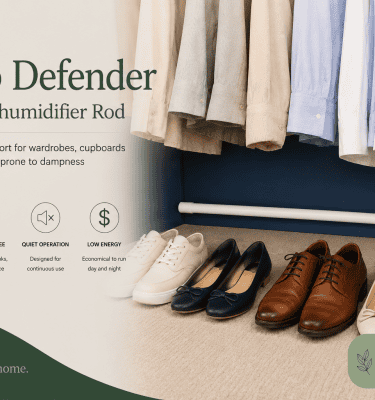 Damp Defender supporting dry, balanced air in enclosed storage spaces