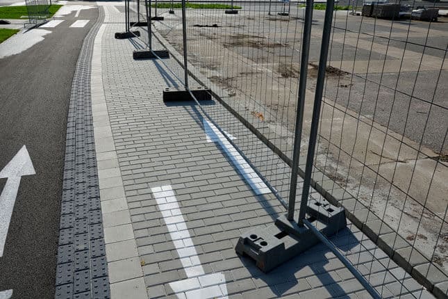 Commercial Interlocking Pathway