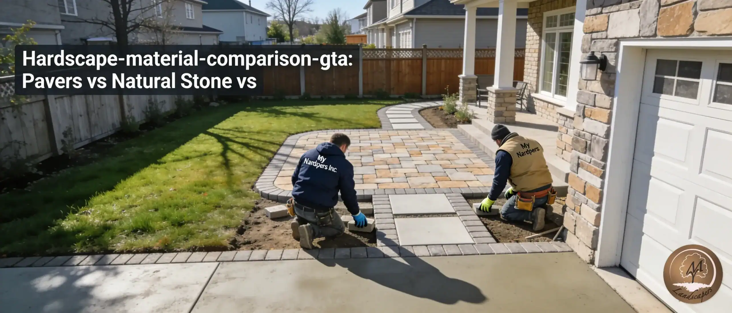 My Landscapers Inc. provides interlock construction for driveways, pathways, and patios across the GTA, giving