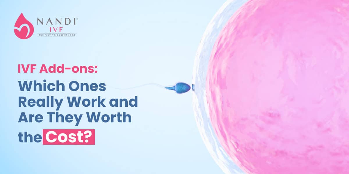 Illustration of IVF add-ons with cost considerations for Delhi patients.