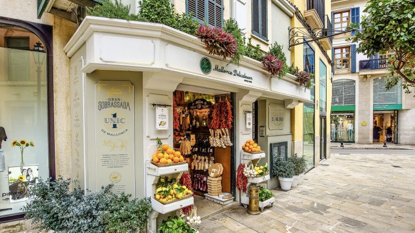 Straat in Palma op Mallorca