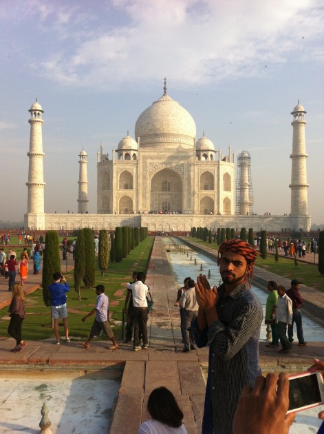 Taj Mahal in Agra bezoeken, India