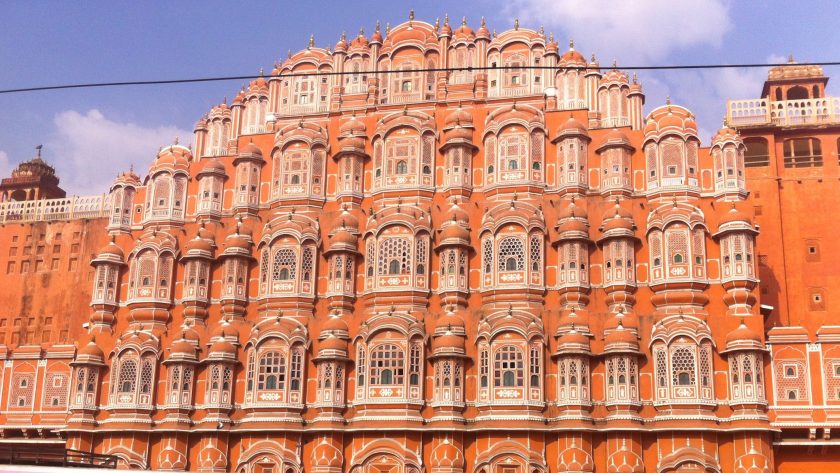 Hawa Mahal of het Paleis der Winden in Jaipur