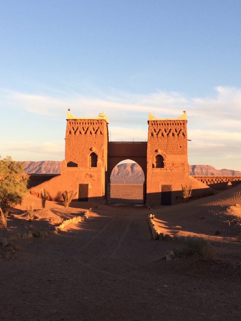 Tinfou Dunes Kasbah Sahara Sky