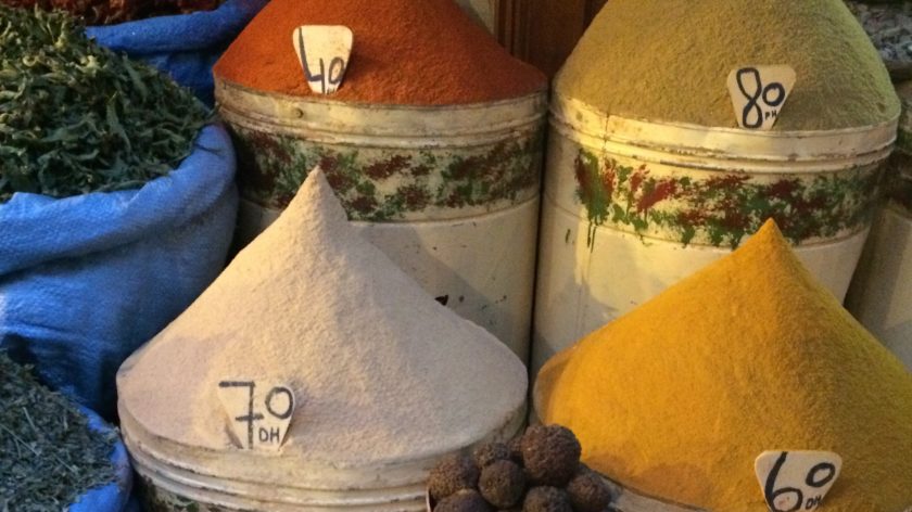 Marrakesh kruidensoukh Marokko