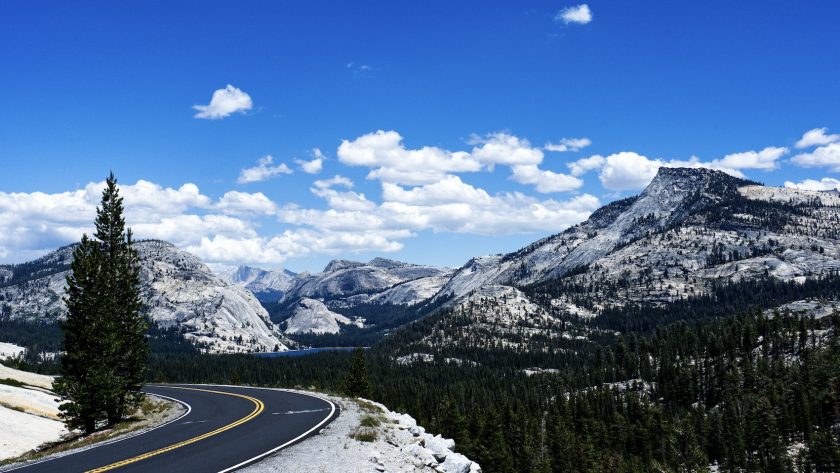 Tioga Road tioga pass in Yosemite Amerika