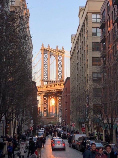 DUMBO in Brooklyn - Manhattan Bridge NYC
