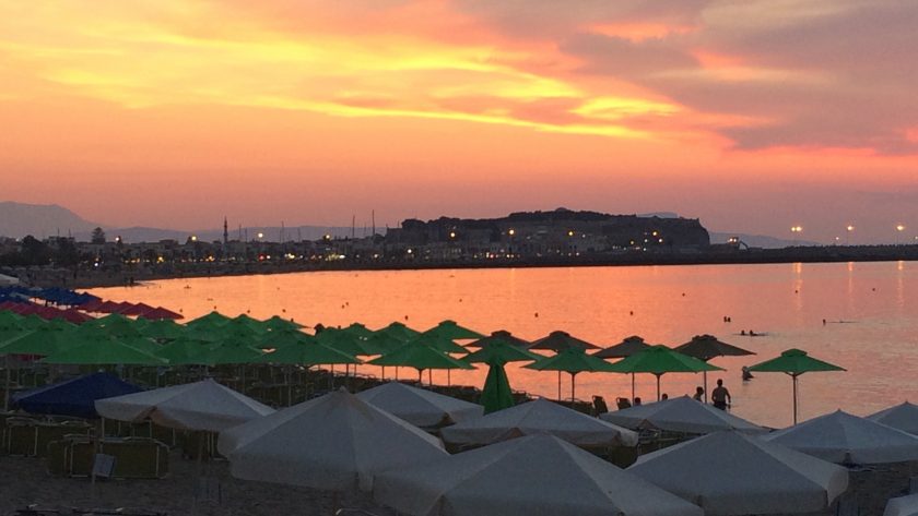 Rethymnon Kreta sunset
