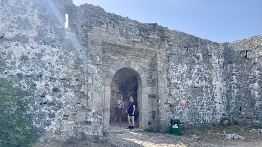 Kasteel Ali Pasha, Parga, ingang