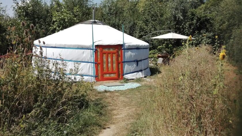 Boshuisjes op de Veluwe - Mongoolse yurt Wilp