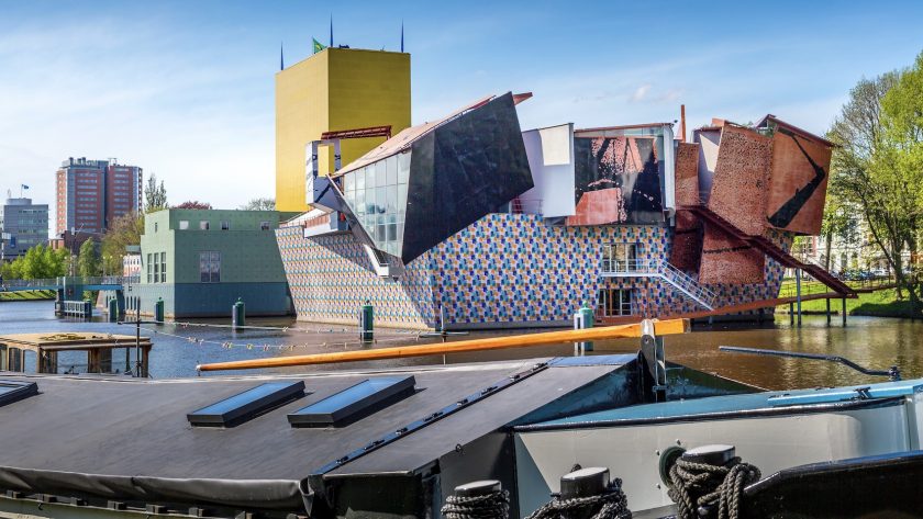 Groninger Museum in de stad Groningen