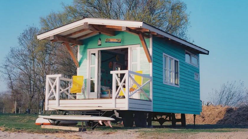 Leukste tiny houses Nederland: Tiny House Green, Schoonhoven, Zuid-Holland